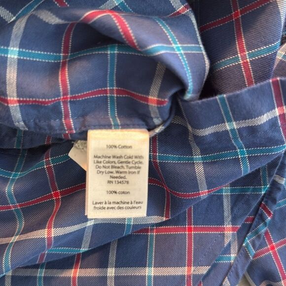 VINEYARD VINES BLUE RED WHITE CLASSIC FIT MURRAY SHIRT 100% COTTON MEN'S SMALL - Picture 8 of 8